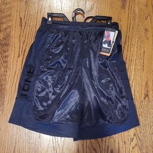 Copy NWT And1 Men's Ebony Basketball short SMALL 11" inseam drawstring tie side